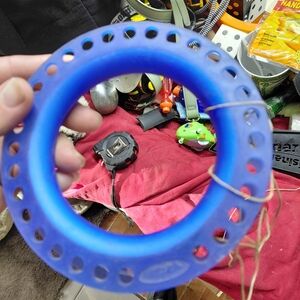 Clear Glass Ridged C. F. G. #9158 CLI/3 28 - Flower Vase - 9" tall Prism